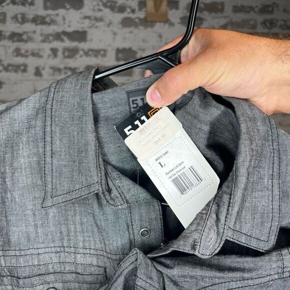 NWT 5. 11 tactical long sleeve button down - Picture 4 of 6
